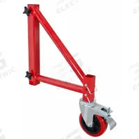 METALTECH Scaffold Outrigger Kit: Outrigger, Steel, Outriggers (MPN I-BMSO4). Key specifications — Color: Red; Compatible with Manufacturer Model Number: I-BMSS; Included Components: (4) Outriggers; Material: Steel; Product Type: Outrigger; Brand: METALTECH.