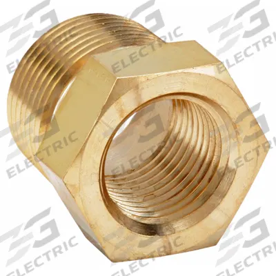 PARKER Metal Pipe Straight: Straight, 3/4 in x 1/2 in - Threaded High-Pressure Pipe Fittings
