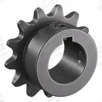 TSUBAKI Single Strand Sprocket: 35, For 3/8 in Chain Pitch, 3/4 in Bore Dia, 13 Teeth, Steel (MPN 35B13F-3/4). Key specifications — Brand: TSUBAKI.