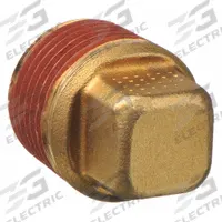 PARKER Plug: Hex Drive Cored Plug, 1/4 in, NPT Threaded, 1,000 psi, 13/16 in Lg, C36000 Brass (MPN VS211P-4). Key specifications — Maximum Operating Pressure: 1,000 psi.