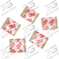 3M Film Tape: Square, 1 1/2 in Pre-Cut Wd, 1 1/2 in Pre-Cut Lg, 8.3 mil Thick, Acrylic, Transparent (MPN 3M GPT-020). Key specifications — Series: GPT-020; Backing Material: Polyester Film.