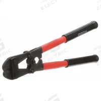 RIDGID Bolt Cutters: Steel, For 5/16 in Max Dia Soft Steel, For 1/4 in Max Dia Medium Steel, Red (MPN 14213). Key specifications — attr308357: Red; attr308366: Steel; attr324820: RIDGID.