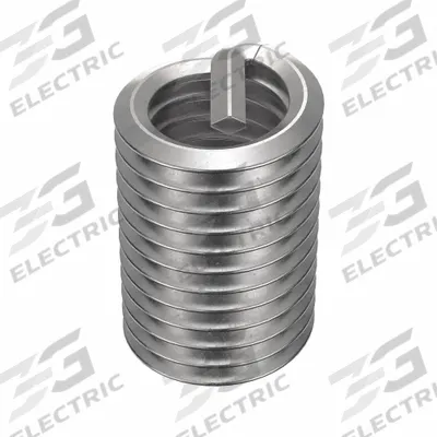 HELI-COIL Helical Insert: Tanged Tang Style, Free-Running, 1/2"-13 Thread Size, Plain - Free-Running Tanged Helical Inserts