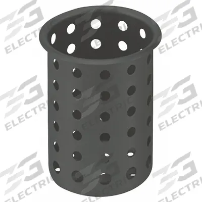 VOLLRATH Flatware Cylinder: Plastic, Black, 3 3/4 in Cylinder Dia, 5 5/8 in Overall Ht (MPN 52633) - Furnishings, Appliances and Hospitality