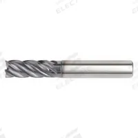 WIDIA HANITA Square End Mill: Carbide, AlTiN Coated, 5 Flute, 8 mm Mill Dia, 19 mm LOC, 76 mm OAL (MPN 57NC08003T)