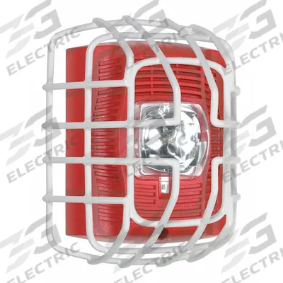 SAFETY TECHNOLOGY INTERNATIONAL Wire Cage: Steel, 7 3/8 in Overall Dp, 6 1/8 in Overall Lg - Guards for Alarms & Wall Fixtures