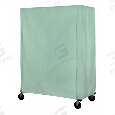 EAGLE GROUP Utility Cart Cover: Green, Nylon, Hook-and-Loop, 72 in Wd, 63 in Ht - Hook-&-Loop Mildew-Resistant Coated Nylon Covers
