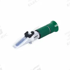 INSIZE Refractometer: Coolant/Juice/Sugar Solution, +/-0.2% Accuracy, Analog, 6 1/4 in Overall Dp (MPN ISQ-RM30). Key specifications — Brand: INSIZE; Accuracy: +/-0.2 %; Refractive Index - Min: 1.333 RI; Refractive Index - Max: 1.385 RI; Resolution: 0.2%; Test Parameters: Juice.