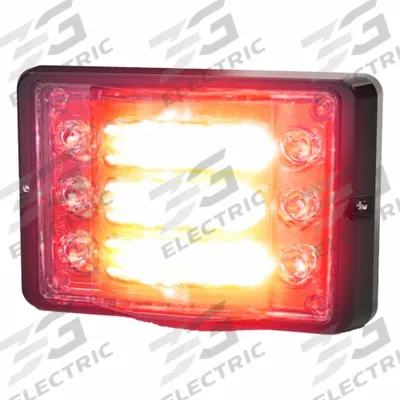 CODE 3 Warning Light: Emergency Vehicle Area Light, Red, Clear - Emergency Vehicle Area Lighting