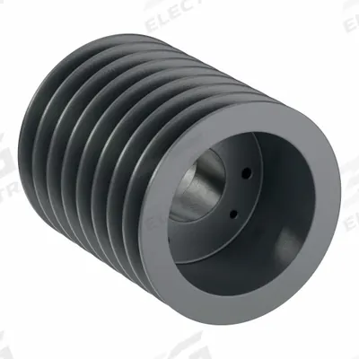 APPROVED VENDOR V-Belt Pulley: C70, 8 Groove, 7.4 in OD, Bushed Bore, SF - Bushed-Bore Cast-Iron V-Belt Pulleys