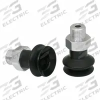SCHMALZ Vacuum Pad Assembly: 1.5 Folds, G1/8 in, 21 mm Pad Dia, NBR, 55 A, Black, 21.2 mm Pad Ht (MPN 10.01.06.00390). Key specifications — attr1019168: 55 A; attr1019165: 10.01.06.00390; attr1019167: SCHMALZ; attr1019180: Black.