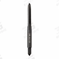 MILWAUKEE Straight Flute Tap: #10-24 UNC, 2B, 4 Flute, Plug Chamfer, Black Oxide Carbon Steel (MPN 49-57-5125)