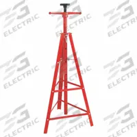 AMERICAN FORGE & FOUNDRY Stabilizing Stand: Screw Adjustment, Triangle, 2 ton Load Capacity, Steel (MPN 3315A). Key specifications — Manufacturer Part Number: 3315A; Base Design: Triangle; Brand: AMERICAN FORGE & FOUNDRY; Lifting Actuator: Screw Adjustment; Product Type: Underhoist Stand.