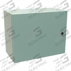 HAMMOND Electrical Enclosure: Steel, 16 in x 20 in x 10 in, NEMA 12/3R/4, Solid Cover, Hinged (MPN EN4SD162010GY). Key specifications — Closure Method: 1/4-Turn Latch; Brand: HAMMOND; Knockouts: Not Included.