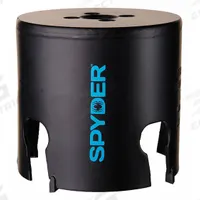 SPYDER Hole Saw: 3 5/8 in Saw Dia., 1 Teeth per Inch, 2 in Max. Cutting Dp, 1/2"-18 Thread Size (MPN 600039CF). Key specifications — attr1098070: 1; attr1098087: SPYDER; attr1098073: 1/2"-18.