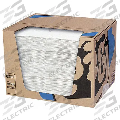 PIG Sorbent Pad: 14 1/16 oz Volume Absorbed Per Pad, 20 in x 15 in Pad Size (L x W) - Sorbent Pads