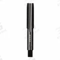MILWAUKEE Straight Flute Tap: 9/16"-18 UNF, 2B, 4 Flute, Plug Chamfer, Black Oxide Carbon Steel (MPN 49-57-5168)