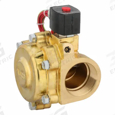 REDHAT Solenoid Valve: 2-Way, Normally Closed, 2 in Pipe Size, 110V AC/120V AC - 2-Way/2-Position, Normally Closed Solenoid Valves