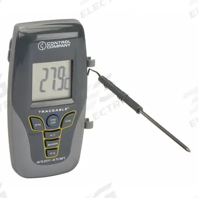 TRACEABLE Thermistor Thermometer: -58°F to 572°F, ±1°C (-30° to 250°C)/±2°C (Otherwise) - Thermistor Meters without Data Output