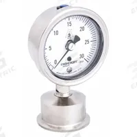 ASHCROFT Pressure Gauge: 0 psi to 30 psi, 2 1/2 in Dial, 1 1/2 in Tri-Clamp, Bottom, ±1.50% Accuracy (MPN 25-1032S-15L-30). Key specifications — Brand: ASHCROFT; Case Material: 316L Stainless Steel; Lens Material: Polycarbonate; Pressure Gauge Type: Sanitary Pressure Gauge; Accuracy: ±1.50%; Includes Calibration Certificate: No; Series: 1032S; Vibration Resistance: Water Resistant.