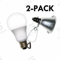 Clamp Lamp Grow Fixture: Bulb Included, For Bulb Type A, 120V AC, LED, 2 ft Max Mounting Ht, 660 W (MPN 602275). Key specifications — Voltage: 120V AC; Plant Growth Application: Flowering; Spectrum: Full/Broad; Includes: (2) Clamp-On Lamps; Linkable: No; Brand: MIRACLE LED.