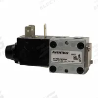 AVENTICS Solenoid Air Control Valve: Series L01, Single Solenoid, Four-Way / Two-Position, 24V AC (MPN L01SA4592000020). Key specifications — attr1076719: L01SA4592000020; attr1076777: Non-Locking; attr1076785: Solenoid Air Control Valve; attr1076787: Spring Return; attr1076800: 24V AC; attr1076739: Plug-In.
