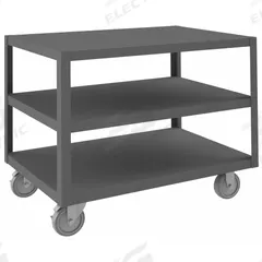 DURHAM MFG Work Table: Fixed Ht, Steel, 36 in x 24 in, 1,200 lb Overall Load Capacity (MPN HMT-2436-3-95). Key specifications — Unit Type: Not Expandable or Modular; Assembly: Fully Assembled; Wheel Material: Phenolic; Frame Material Finish: Powder Coated; Mobility: Casters; Height Adjustability: Fixed Height; Included Components: Vice Support Shelf; Frame Construction: Welded Only.