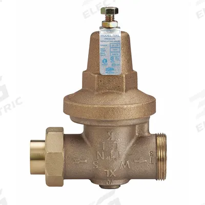 WILKINS Water Pressure Reducing Valve: FNPT, 1 in Pipe Size, Bronze, 25 psi to 75 psi - Standard Capacity Water Pressure Regulators