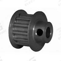 DAYTON Timing Pulley: Modified Curvilinear, Fixed, For GT Timing Belt Section, For 9 mm Belt Wd (MPN 13-5P09-6FA3). Key specifications — Brand: DAYTON; Finish: Clear Anodized; For Belt Series: Powerhouse®.