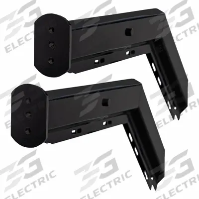 BUYERS PRODUCTS Mudflap Hanger: Steel, 5 5/16 in Overall Wd, 3 3/8 in Overall Ht - Fleet and Vehicle Maintenance