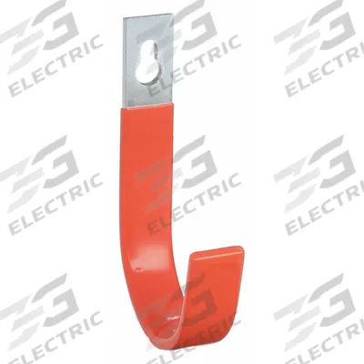 APPROVED VENDOR Hook: Nail-In, 80 lb Wt Capacity, 1 Points per Hook, Orange - Wall Mount Utility Hooks