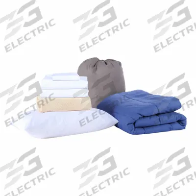 MARTEX Bed and Cot Sheets: Navy, 100% Cotton Fabric Material, T200 - Bedding & Bath Linen Sets