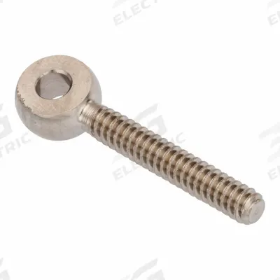 AMPG Fixed Rod End: Stainless Steel, Plain, 1 1/2 in Hole Center-to-End Lg - Stainless Steel Male Threaded Fixed Rod Ends