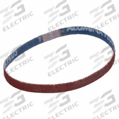 NORTON Sanding Belt: 3/8 in W x 13 in L, Ceramic, 80 Grit, Y Wt Polyester Backing, SG R981 (MPN 78072774916). Key specifications — Brand: NORTON; Series: SG R981.