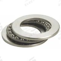 TRITAN Ball Thrust Bearing: EW5/8, 5/8 in Bore Dia, 1 3/32 in Outside Dia, 0.281 in Overall Wd, Flat. Key specifications — Thrust Bearing Type: Separable Ball Thrust Bearing; Ball Material Grade: AISI 52100; System of Measurement: Inch; Bearing Industry Number: EW5/8; Maximum Speed: 7,600 RPM Grease; Brand: TRITAN; Bearing Series: EW Series.