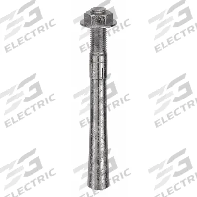 MKT FASTENING Wedge Anchor: 10 in Overall Lg, 7/8 in Dia, 7/8"-9 Thread Size, Stainless Steel - 18-8 Stainless Steel Wedge Anchors