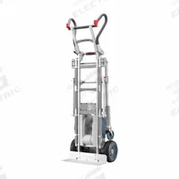 MAGLINER Stair Climber: Powered, 725 lb Cap, Folding, Aluminum, 10 in, Flat-Free, Folding, Silver (MPN NEO-HDL360F). Key specifications — Frame Type: Rounded Back; Frame Material: Aluminum; Charge Time: 4.5 hr; Brand: MAGLINER.