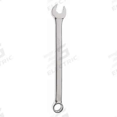 PROTO Combination Wrench: Alloy Steel, Chrome, 26 mm Head Size, 14 3/4 in Overall Lg - Metric 12-Point Combination Wrenches