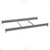 TENNSCO Bulk Storage Deck Level: 60 in x 36 in x 3 5/8 in, 14 ga Beams, 3,800 lb Load Capacity (MPN BPB-60-36). Key specifications — Frame Finish: Epoxy Coated; Frame Material: Steel; Color: Industrial Gray; Includes: (2) 36 in Cross Bars; Brand: TENNSCO.