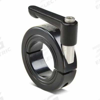 RULAND MANUFACTURING Quick Clamping Shaft Collar: 60 mm Bore Dia, Round, 1215, Carbon Steel - Steel One-Piece Clamping Lever Shaft Collars
