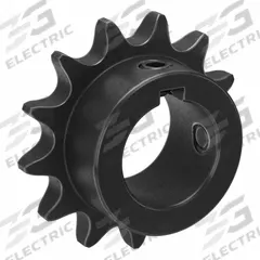 TSUBAKI Single Strand Sprocket: 40, For 1/2 in Chain Pitch, 1 in Bore Dia, 13 Teeth, Steel (MPN 40B13F-1). Key specifications — Brand: TSUBAKI.