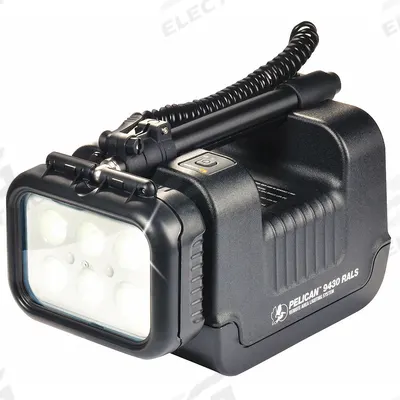 PELICAN Remote Area Lighting System: LED, 3,000 lm Max Brightness, 1 No. of Brightness Levels - Floor-Stand Remote Area Lights