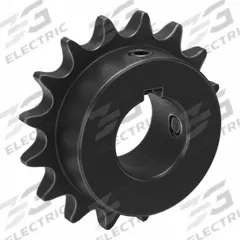 TSUBAKI Single Strand Sprocket: 40, For 1/2 in Chain Pitch, 1 in Bore Dia, 16 Teeth, Steel (MPN 40B16F-1). Key specifications — Brand: TSUBAKI.