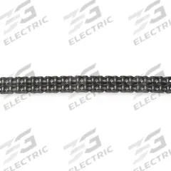 TSUBAKI Roller Chain: Double Strand, 100, 1 1/4 in Pitch, Steel, 10 ft Overall Lg, Riveted Pin (MPN 100-2RIV). Key specifications — Brand: TSUBAKI.