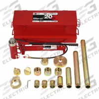 AMERICAN FORGE & FOUNDRY Auto Body Repair Kit: Auto Body Repair Kit, 31 7/8 in Lg, 12 in Wd (MPN 819SD). Key specifications — Includes: 5 ft Hydraulic Hose; Tool Type: Auto Body Repair Kit; Brand: AMERICAN FORGE & FOUNDRY; Material: Chrome Plated; Steel.