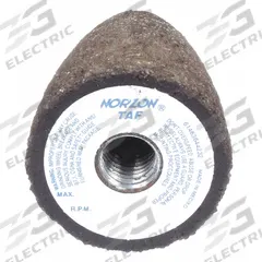 NORTON Grinding Cone: Type 16, 1 1/2" x 3" x 5/8"-11, Zirconia Alumina, 20 Grit, NorZon Plus 4NZ ZA (MPN 61463644231). Key specifications — Brand: NORTON; Abrasive Hardness: R.