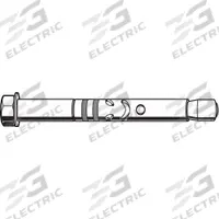 APPROVED VENDOR Sleeve Anchor: 2 1/4 in Overall Lg, 5/8 in Dia, 1/2" Thread Size, Steel, Hex, 5 PK (MPN U09100.062.0225). Key specifications — Brand: APPROVED VENDOR.