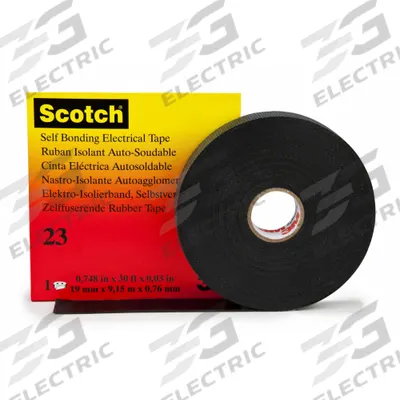 3M Electrical Tape: 1 1/2 in Wd, 10 yd Lg, 30 mil Thick, Ethylene Propylene Rubber - High-Voltage Electrical Tape