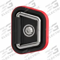 WEATHER GUARD Attachment Point: 1/2 in Overall Wd, 2 1/2 in Overall Ht, 3 3/16 in Overall Lg (MPN 11922). Key specifications — For Use With: Headache Racks; Color: Red; Product Type: Attachment Point; Compatible with Manufacturer Model Number: 11902-52-01; Material: Aluminum; Brand: WEATHER GUARD.