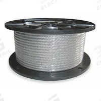 APPROVED VENDOR Wire Rope: Stainless Steel, 1 x 7, 20 lb Working Load Limit, 500 ft Overall Lg (MPN 2TAJ1). Key specifications — End Type: Plain; Brand: APPROVED VENDOR.
